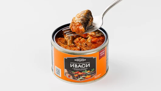 Сардина тихоокеанская (Иваси) с овощным гарниром в томатном соусе, 245 г Сардина тихоокеанская (Иваси) с овощным гарниром в томатном соусе, 245 г