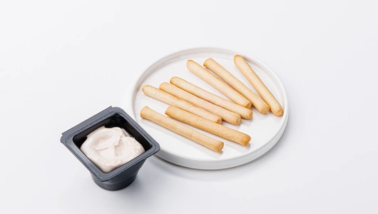 Маршмеллоу-крем "Клубника" с палочками