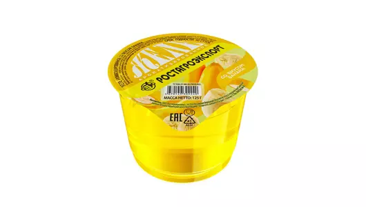 Желе Ростагроэкспорт со вкусом банан 125 г