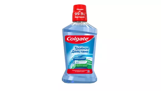 Ополаскиватель для полости рта Colgate Тройное действие 500&nbsp;мл
