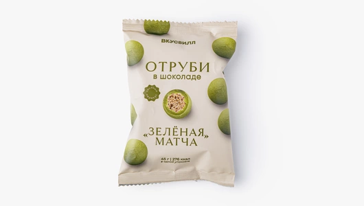 Отруби в шоколаде "Зеленая матча"