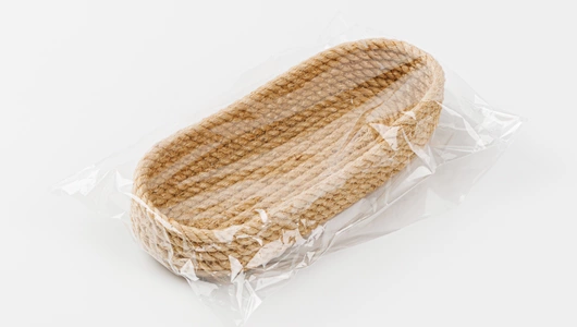 Бокс из джута (корзинка овальная)