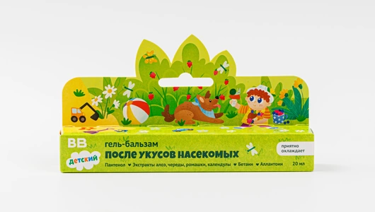 Детский гель-бальзам после укусов насекомых Детский гель-бальзам после укусов насекомых