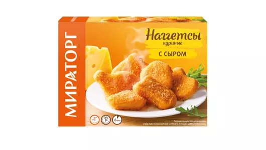 Наггетсы Мираторг куриные с сыром 300 г Наггетсы Мираторг куриные с сыром 300 г