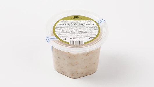 Каша овсяная на безлактозном молоке без добавления сахара Каша овсяная на безлактозном молоке без добавления сахара