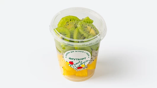 Фруктовый микс (ананас, питахайя, киви), 255 г