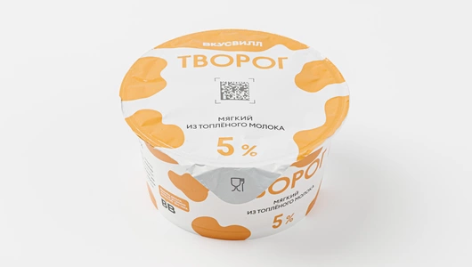 Творог мягкий из топленого молока 5%