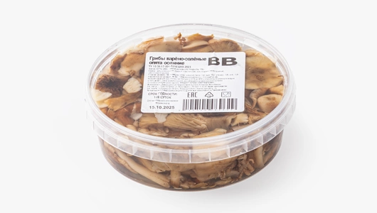 Грибы варёно-солёные опята осенние