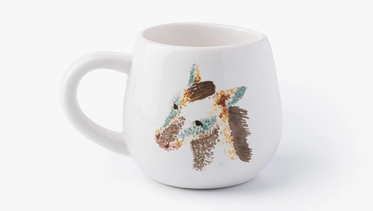 Набор посуды "Акварельные лошадки"