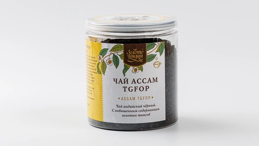 Чай чёрный крупнолистовой ASSAM TGFOP Золото Индии