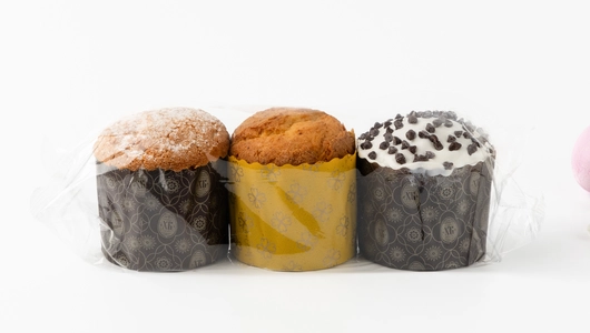 Мини-куличи "Три вкуса" (творог, шоколад, апельсин)