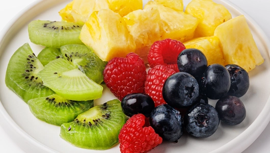 Фруктовый микс (ананас, киви, голубика, малина), 170 г