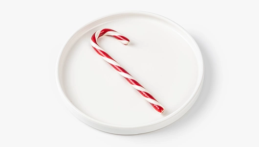 Карамель леденцовая фигурная со вкусом клубники (Трость)