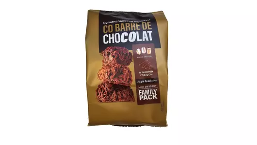 Конфеты Co barre de Chocolate мультизлаковые с темной глазурью 135&nbsp;г