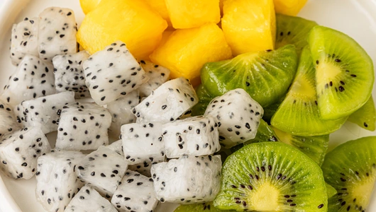 Фруктовый микс (ананас, питахайя, киви), 255 г