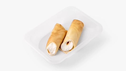 Блин с&nbsp;творожной начинкой, кафе