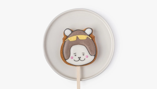 Пряник имбирный "23 Февраля" на&nbsp;палочке, 1 шт.