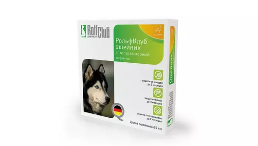 Rolf Club Ошейник от внешних и внутренних паразитов для собак(ивермектин)