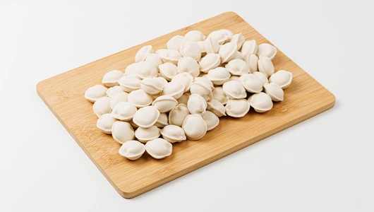 Пельмени "по-кавказски" с говядиной и цыпленком-бройлером