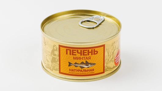 Печень минтая натуральная, 185&nbsp;г