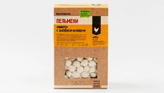 Пельмени микро с&nbsp;цыпленком-бройлером