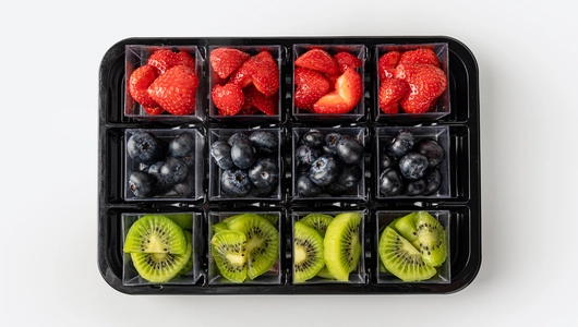 Фруктовый сет (киви, голубика, клубника), 12 шт по&nbsp;35 г