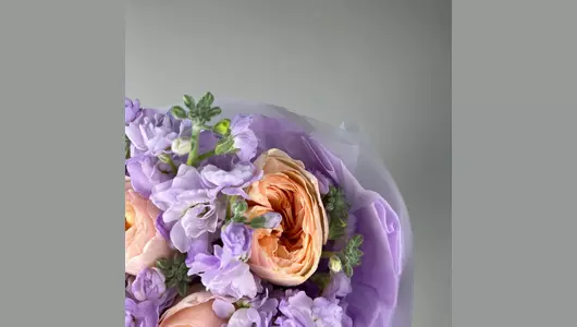 Персик-Лаванда FMART by flowwow