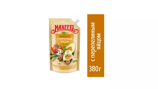 Майонез Махеевъ с перепелиным яйцом 67% 380 г