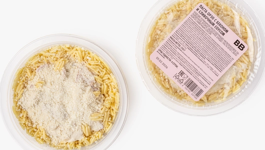 Паста Орзо с&nbsp;беконом и&nbsp;сливочным соусом