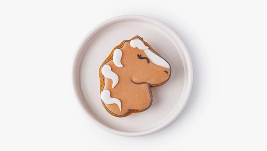 Пряник-мини имбирный "С новым годом", кафе