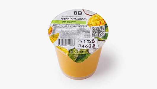 Десерт растительный "Манго-кокос"