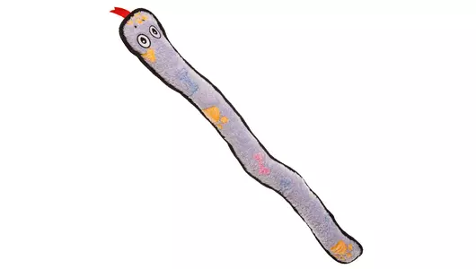 ZooZooZoo Игрушка для собак мягкая "Змейка с канатом", мультиколор, 70см ZooZooZoo Игрушка для собак мягкая "Змейка с канатом", мультиколор, 70см