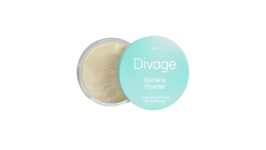 Пудра рассыпчатая для лица тон 01 banana powder Divage, 14 г