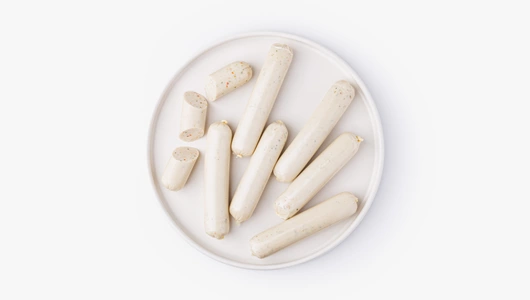 Сосиски из&nbsp;мяса птицы и&nbsp;кролика с&nbsp;овощами, для&nbsp;детей от&nbsp;3-х лет