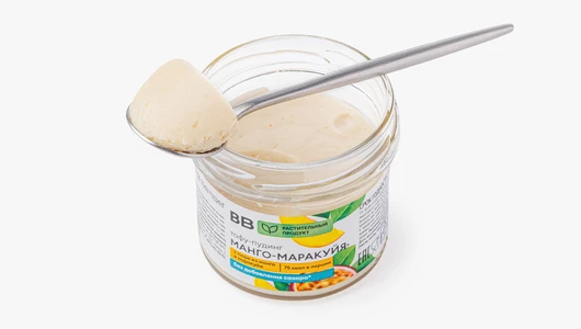 Тофу-пудинг "Манго-маракуйя", 85 г