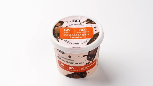 Мороженое "Шоколадное" без добавления сахара