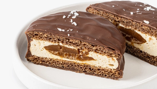 Печенье-сэндвич с суфле и кокосовой карамелью (веган)