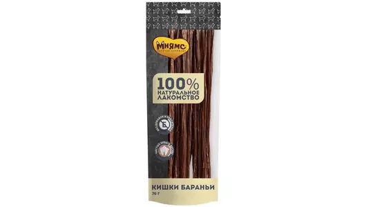 МНЯМС Лакомство Кишки бараньи д/собак 70г