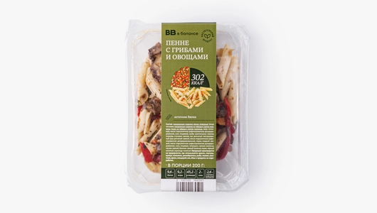 Пенне с&nbsp;грибами и&nbsp;овощами