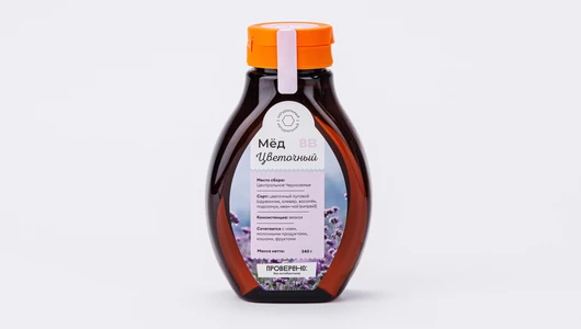 Мед натуральный цветочный, 340 г