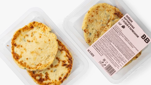 Лепешки картофельные с гаудой и пармезаном