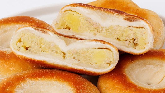 Беляши с&nbsp;картофелем и&nbsp;мясом, зам.