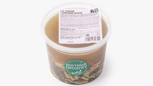 Суп "Грибной" с&nbsp;домашней лапшой