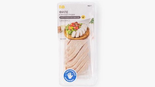 Филе куриной грудки, нарезка