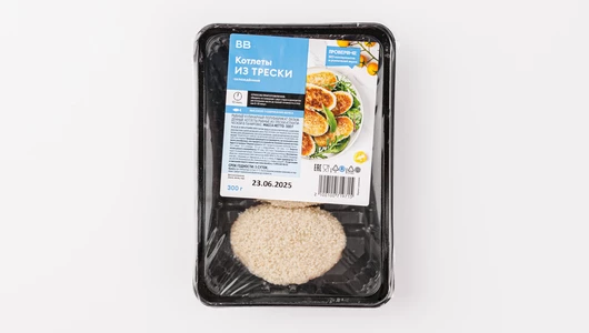 Котлеты из трески охл., 300 г