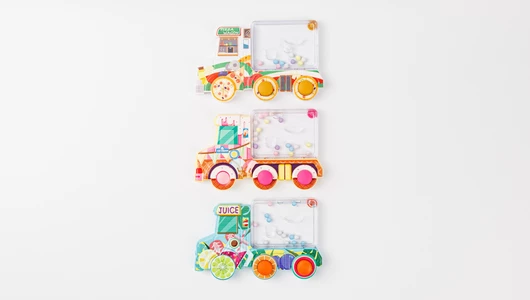 Водный тетрис "Машинка с шариками"