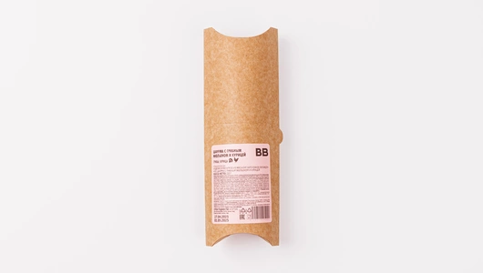 Шаурма с грибным жюльеном и курицей