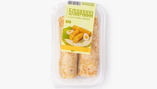 Блинчики с&nbsp;капустой и&nbsp;яйцом