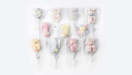 Маршмеллоу на палочке "С Днем знаний"