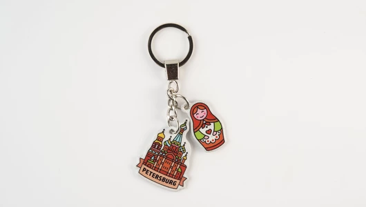 Брелок "Russia - Petersburg"